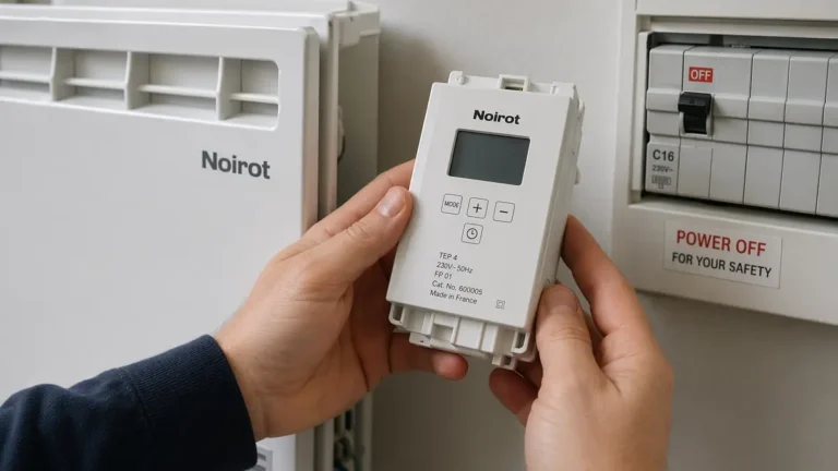 Changer le boîtier de commande radiateur noirot